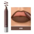 Matte langanhaltender Lippenstift in Braun Farbton 08 für tägliches Make-up und tolle Lippen. - 08 (Übersee-Version)