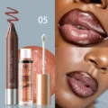 YOUNG VISION set rossetto opaco e lucidalabbra lucido 05, trucco labbra nude a lunga tenuta. - 05 (Versione Estera)