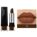 Young Vision Matte Velvet Lipstick Shade 15 Brown Long Lasting Waterproof Lip Makeup - No. 15 (Brown)