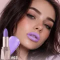 Young Vision glitter lipstick in shade 03, shimmering purple color with smooth and glossy finish. - Green and Blue Embroidery (03)