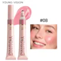 Young Vision Liquid Blush Wand #08 Pink Cushion Sponge Head Face Makeup Cosmetics - Shade 08 Blush
