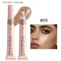 YOUNG VISION liquid blush and contour wand with cushion tip in shade 09 for glowing face - Shade 09 Contour