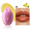 YOUNG VISION egg-shaped moisturizing lip mask in shade 03 with cute hanging hole design. - Green and Blue Embroidery (03)