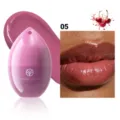 YOUNG VISION egg-shaped hydrating lip mask with 05 color swatch and portable lanyard design - Purple Embroidery (05)