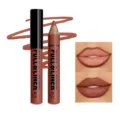 LANGMANNI Matte Velvet Lip Pencil Waterproof Long Lasting Natural Lip Liner Makeup L07 - Symmetrical Black (07)