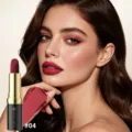 YOUNG VISION velvet matte black tube lipstick shade 04 smooth moisturizing makeup variant - Style 04