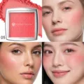 YOUNG VISION velvet matte powder blush with embossed design for natural radiant makeup look. - Shade 05 (Overseas Version)