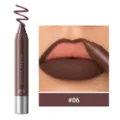Mattes braunes Lipliner-Stift, samtiger, glatter Schokoladen-Lippenstift für das Make-up. - 06 (Übersee-Version)