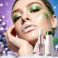 YOUNG VISION 2-piece glitter lipstick and sequin stick set, sparkling makeup variants. - 06 Glitter Stick + Lipstick