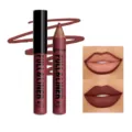 Matte velvet lip liner pencil waterproof long lasting lip makeup shade L03 smooth application. - 08