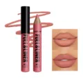 LANGMANNI matte velvet lip liner pencil, long-lasting waterproof wooden makeup lip pencil. - 09