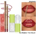 YOUNG VISION Set Matita Labbra e Olio Labbra 2PZ Trucco Idratante a Lunga Durata - Set da 2 Pezzi (08 Matita Labbra + 01 Olio Labbra)