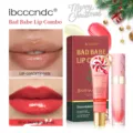 ibcccndc Bad Babe Lip Combo strawberry lip conditioner and nourishing lip gloss oil set 2pcs - 14ml+7ml Set