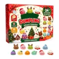 Christmas dumpling advent calendar set with cute stress relief squishy toys and blind box packaging. - Christmas Advent Calendar Blind Box