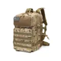 Sac à dos tactique militaire 45L imperméable molle outdoor randonnée camping sport homme - MultiCam