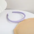 Diadema fina de satin lavanda para mujer, elegante accesorio para el pelo de uso diario. - Púrpura Taro