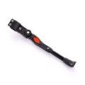 Cavalletto laterale per bici in alluminio nero regolabile per parti di mountain bike - Nero