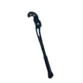 Adjustable aluminum alloy bicycle kickstand 2-hole mount mountain bike side stand black - Single Kickstand / Model A + Screws
