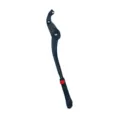 Adjustable black aluminum bicycle kickstand with 2-hole mount for mountain bikes. - Single Kickstand / Model C + Screws