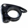 Collier de tige de selle de vélo noir à attache rapide collier de selle 34.9mm - 34.9mm / Noir