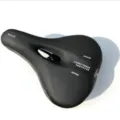 Ergonomic bicycle saddle with hollow breathable design, comfortable thickened silicone pad for mountain bikes. - Shock Absorption Ball Style / Single Saddle / Black