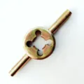 Motorcycle bicycle valve core wrench American style air nozzle tool repair accessory - Yellow