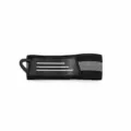 Zwarte fiets broekband elastische beenband voor wielrennen sport utility 1 stuk - Zwart