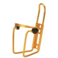 Portabidón de bicicleta de aluminio dorado con diseño de doble perla para bicicletas de montaña. - Dorado