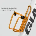 Porte-bidon de vélo en alliage d'aluminium pour VTT, support de tasse de cyclisme. - Avec Vis et Outil / Or