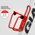 Porte-bouteille de vélo en alliage d'aluminium rouge, accessoire robuste pour VTT. - Avec Vis et Outil / Rouge