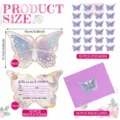 10pcs Butterfly Birthday Party Invitations Stickers Envelopes Set Kids Celebration Decor - Butterfly Card Type 2 (2024) / 10 Pieces Per Pack