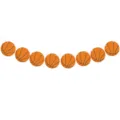Guirlande en papier motif basketball pour decoration de fete sportive amenagement lieu. - Guirlande en Papier Basketball