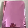 Roségold glänzende PET Folie Tischdecke für Party Dekoration, wasserdichte Abdeckung. - Hellrosa Tischdecke