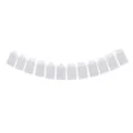Baby 1-12 months photo banner birthday party decoration hanging photo frame garland white - Glitter Silver