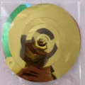 Gold and colorful swirl hanging decorations for birthday party and wedding background - Single Spiral 6 Pack / 6 Colors Mixed