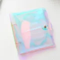 Detalle de la carpeta láser holográfica transparente, cubierta del álbum de fotocard. - Estilo Holográfico / 3 Pulgadas 100 Bolsillos