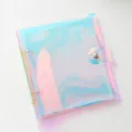 Album de fotos transparente holografico de hojas sueltas para fotos Polaroid y tarjetas. - Estilo Holográfico / 6 Pulgadas 50 Bolsillos