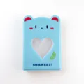 Cute cartoon bear 3 inch photo album, mini kpop photocard holder for polaroid collection. - Cute Mouse