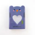 Cute 3-inch photocard mini photo album with heart window, for K-pop photocard. - Blue Bird