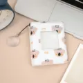 Lindo mini álbum de fotos de 3 pulgadas coleccionista de tarjetas con koala y cordón. - 3 Pulgadas Cuadrado Esmerilado Cielo Estrellado Hueco / Koala