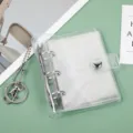 Mini álbum de fotos transparente de PVC blando de 3 pulgadas con anillas metálicas. - 10 Pcs Páginas de Recambio PVC / Estilo Transparente