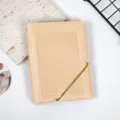 Mini álbum fotográfico de 3 pulgadas con banda elástica lindo tarjetero para ídolos - 3 Pulgadas con Banda / Beige