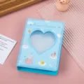 Süßes 3-Zoll Herz hohles Fotokarten-Halter Mini-Fotoalbum für Idol Kpop Polaroid Sammlung - Süßes Blau