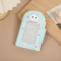 Blauer süßer Katzen 3 Zoll Fotokartenhalter Mini Kpop Star Fotoalbum für Polaroid Karten - Blau