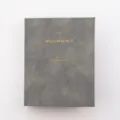 Álbum de fotos de terciopelo gris de 3 pulgadas, libro de almacenamiento para fotos y tickets. - 3 Pulgadas 64 Bolsillos / Terciopelo Gris