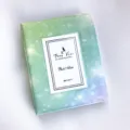 Mini 3-inch photo album cover detail, beautiful starry gradient design with clear card slot. - Rainbow Style