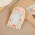 3 Zoll Fotokartenhalter Mini Polaroid Album Süßes Karomuster Sammelbuch Karten - Rot