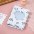 Cute heart shaped 3 inch mini photo album kpop photocard holder collector book cute bear design - Vector Bear