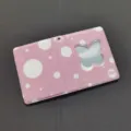 Mini álbum de fotos rosa con lunares de 3 pulgadas tarjetero instax llavero regalo - Rosa Círculo Mariposa Hueca