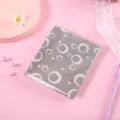 Shiny glitter 3-inch photo card album with transparent protective cover for mini pictures. - 3 Inch 64 Pockets / Gray Bubbles
